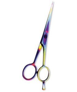 Professional Hair Cutting Scissor with razor edge. Multicolor Coating